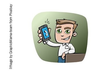 Man with mobile